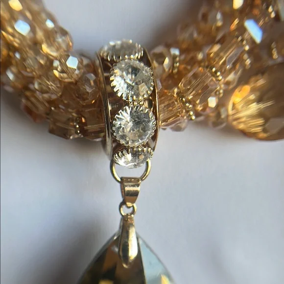 Christian Siriano Gold Statement Necklace - Picture 3 of 9